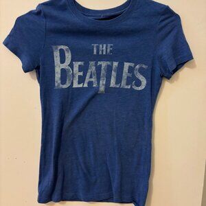 Beatles Blue T-Shirt, Official Merchandise, Size S